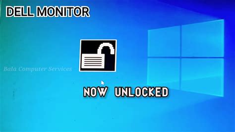 dell setup unlock